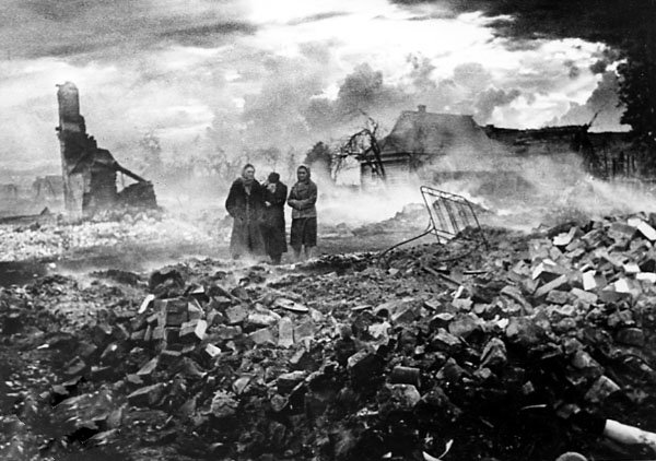 1941. German military went through this village