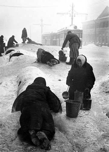 Leningrad did not have any water - only snow and ice