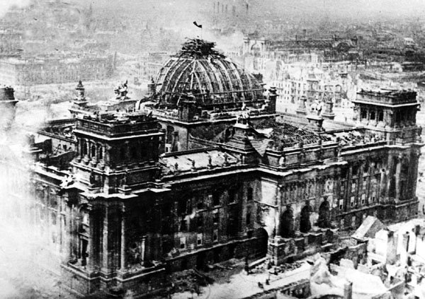 Leftovers of Reichstag - brain center of fascism, responsible for more than 70 millions of killings
